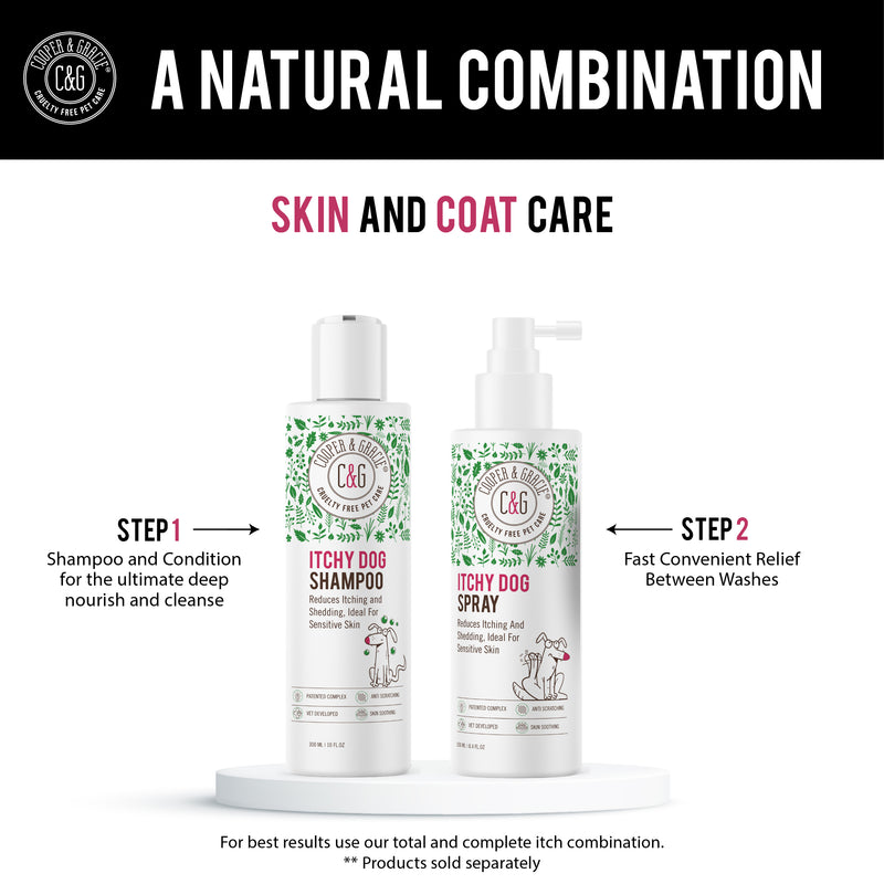 Dead Sea Anti-Bacterial & Anti-Fungal Dog Spray – 250ml – Soothes Itchy Skin Naturally US