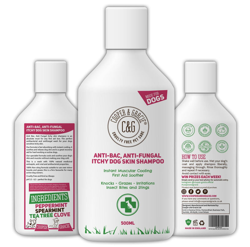 Anti-bacterial Anti-fungal Dog Shampoo - Cooper & Gracie™ Limited 