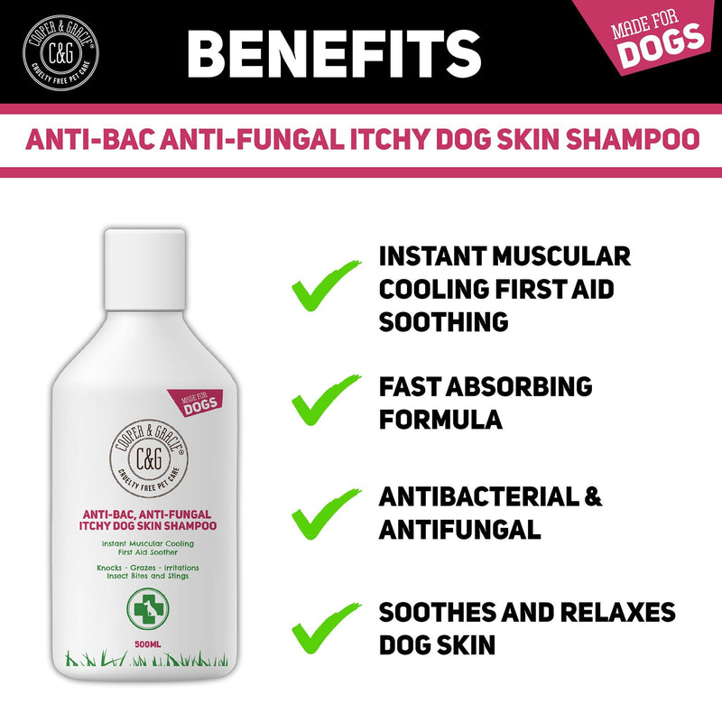 Anti-bacterial Anti-fungal Dog Shampoo - Cooper & Gracie™ Limited 