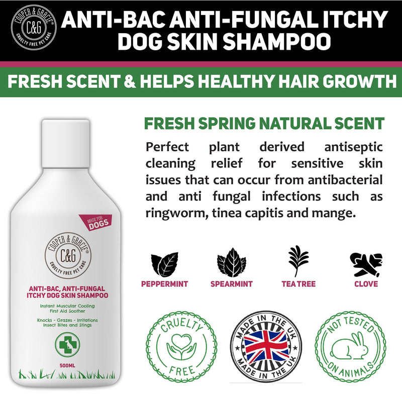 Anti-bacterial Anti-fungal Dog Shampoo - Cooper & Gracie™ Limited 