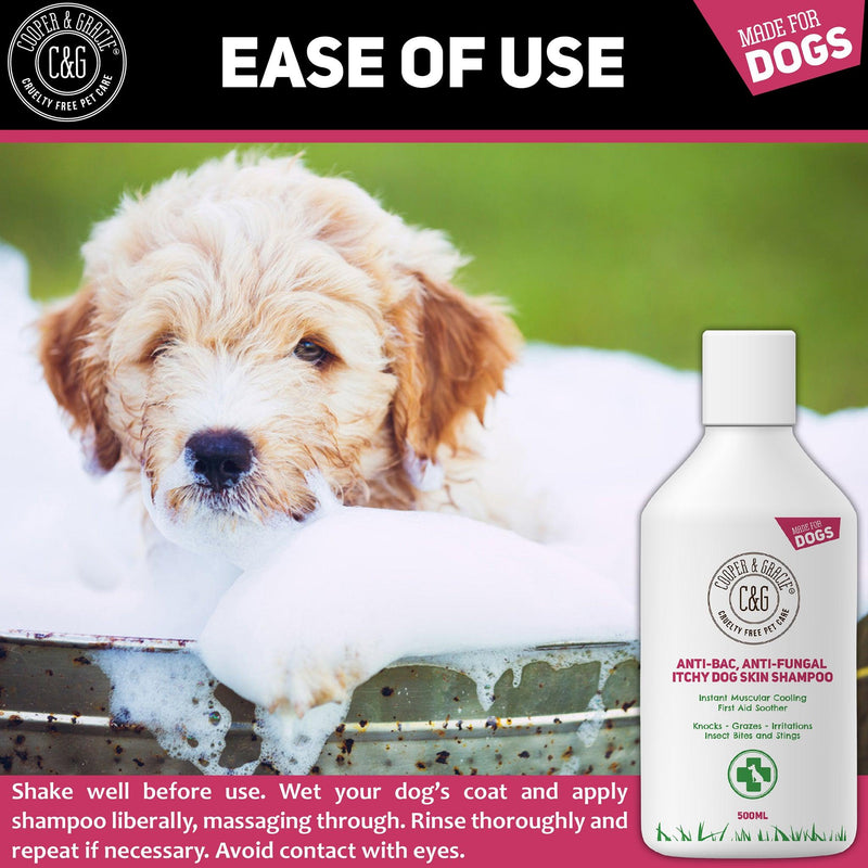 Anti-bacterial Anti-fungal Dog Shampoo - Cooper & Gracie™ Limited 