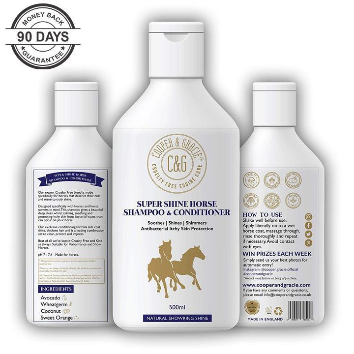 Anti Itch Shampoo and Conditioner for Horses - Cooper & Gracie™ Limited 