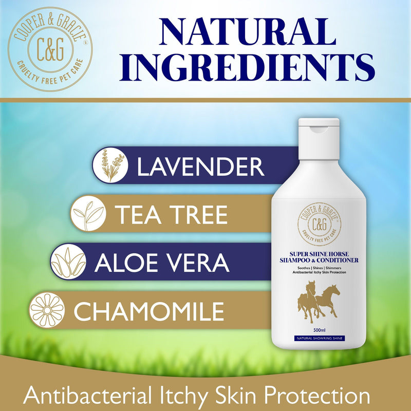 Anti Itch Shampoo and Conditioner for Horses - Cooper & Gracie™ Limited 