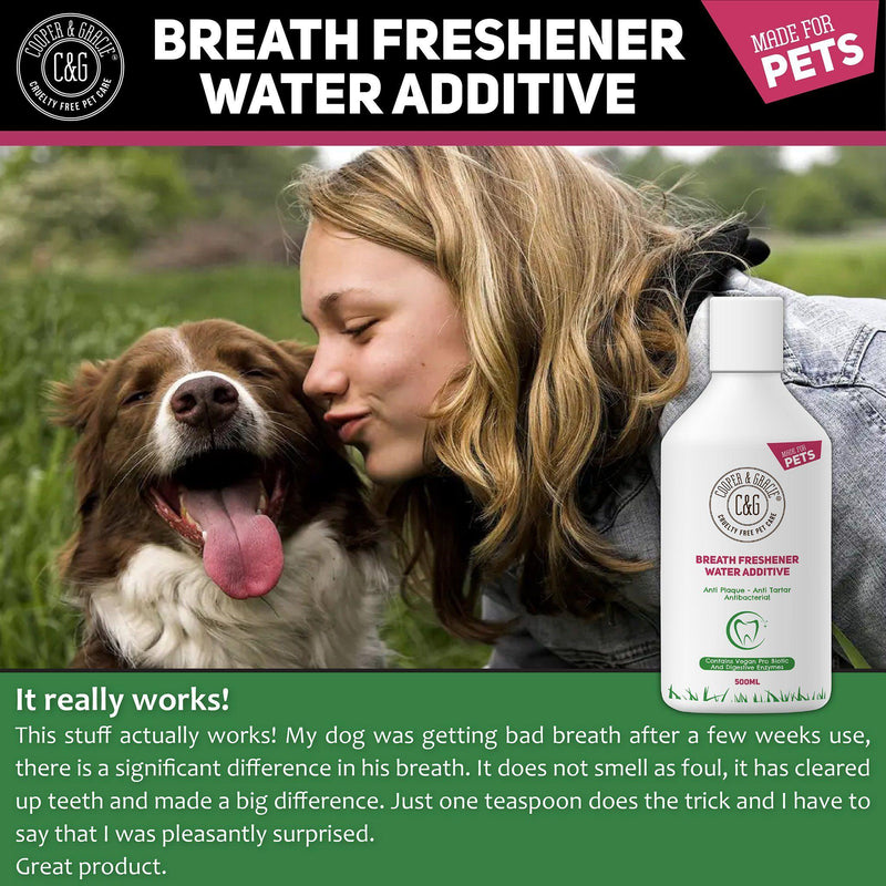 Breath Freshener Anti Plaque Water Additive for Dogs - Cooper & Gracie™ Limited 