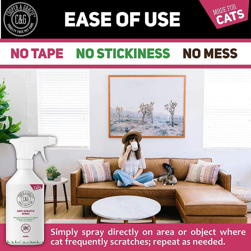 Cat Anti Scratch Spray - Cooper & Gracie™ Limited 