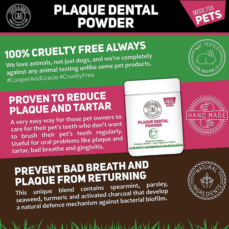 Dental Powder for Dogs and Cats – With Turmeric - Cooper & Gracie™ Limited 