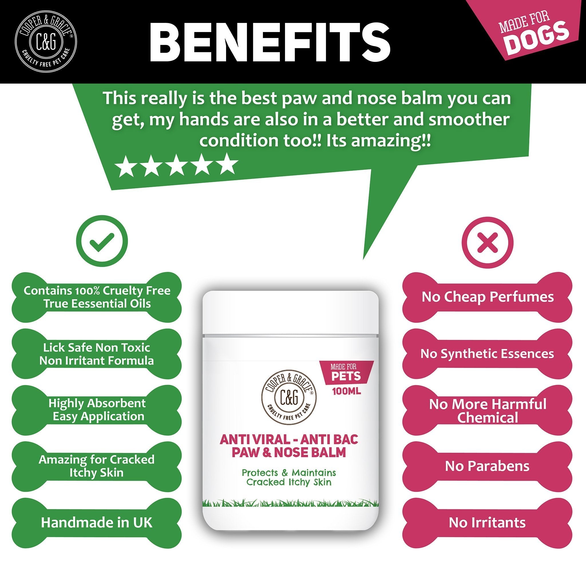 Dog Paw and Nose Balm - Cooper & Gracie™ Limited 