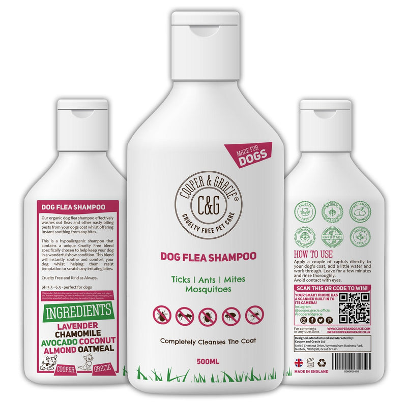 Flea and Tick Shampoo for Dogs - Cooper & Gracie™ Limited 