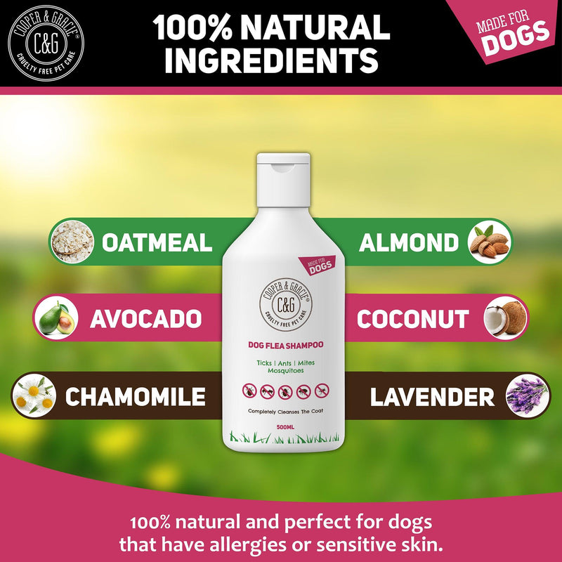 Flea and Tick Shampoo for Dogs - Cooper & Gracie™ Limited 