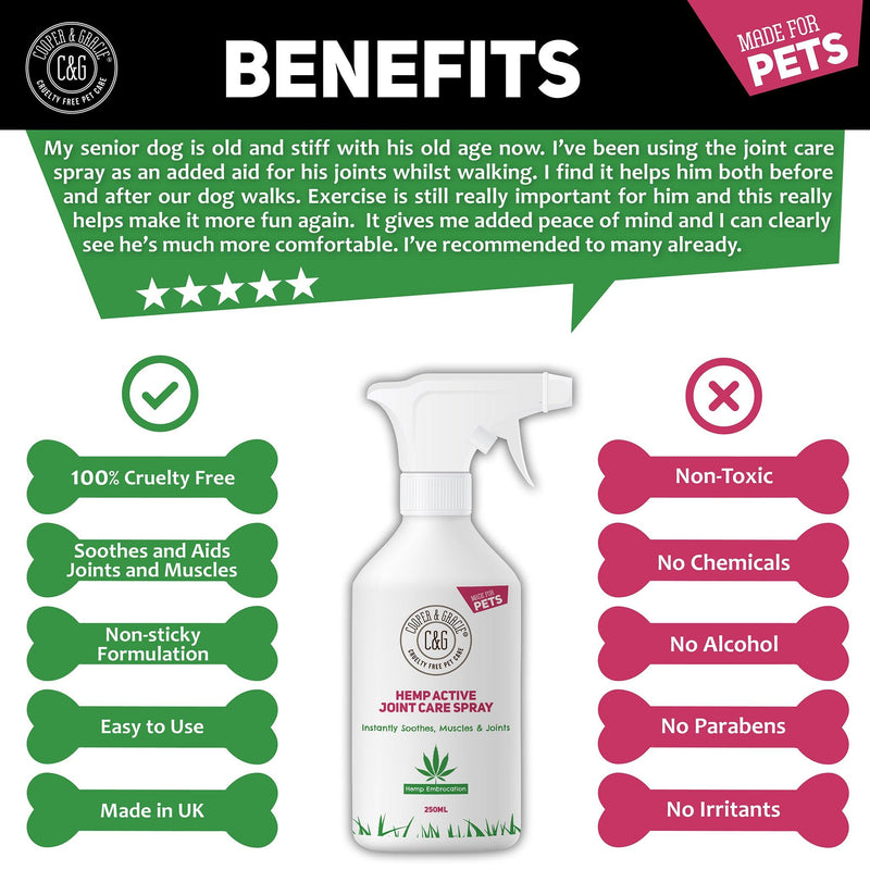 Hemp Active Joint Care Spray - Cooper & Gracie™ Limited 
