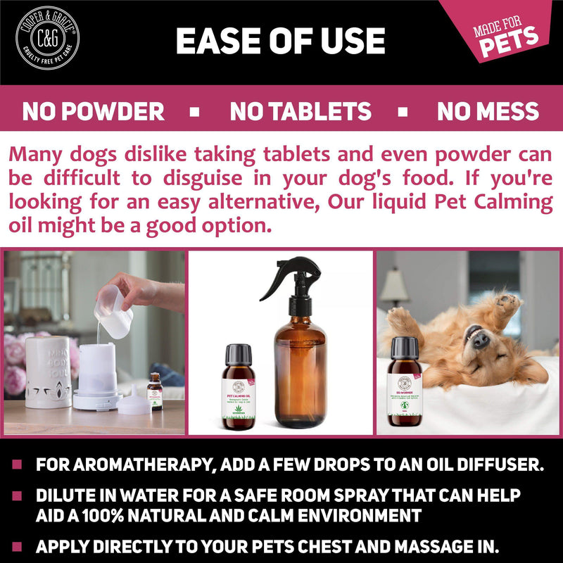 Hemp Calming Oil for Dogs and Cats - Cooper & Gracie™ Limited 