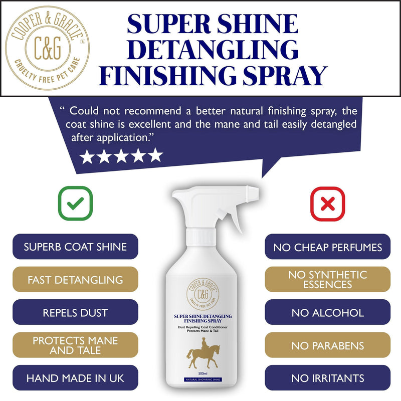 Horse Shine Detangler Spray - Cooper & Gracie™ Limited 
