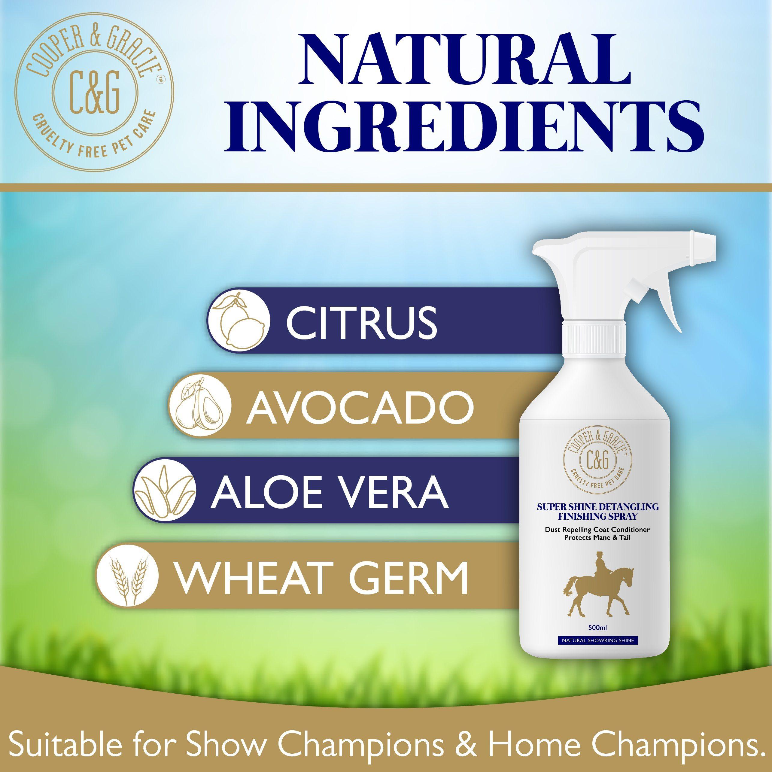 Horse Shine Detangler Spray - Cooper & Gracie™ Limited 
