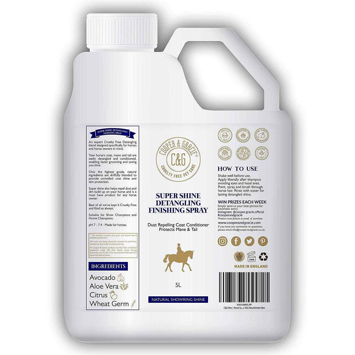 Horse Shine Detangler Spray - Cooper & Gracie™ Limited 