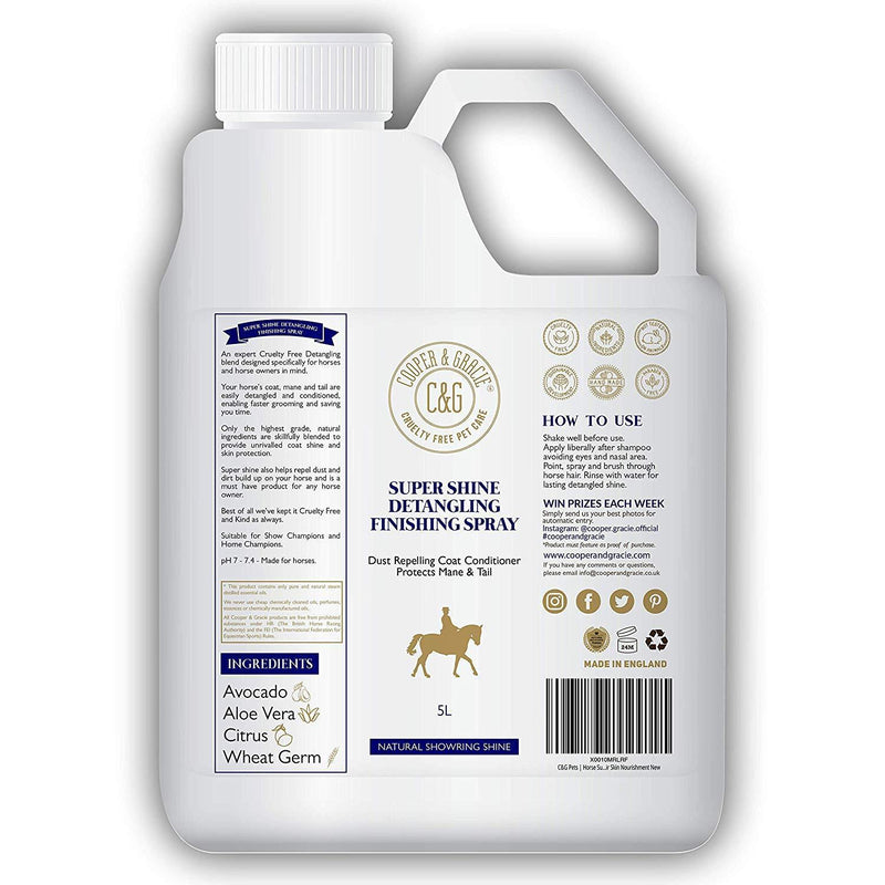 Horse Shine Detangler Spray - Cooper & Gracie™ Limited 
