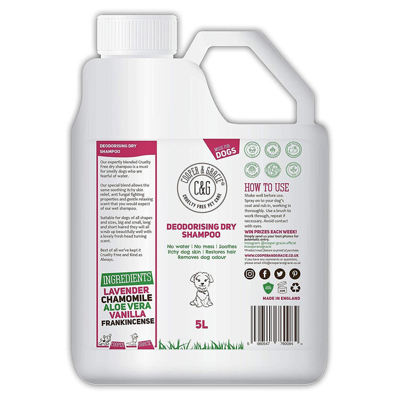 Hypoallergenic Dry Shampoo for Dogs - Cooper & Gracie™ Limited 