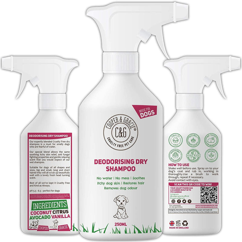 Hypoallergenic Dry Shampoo for Dogs - Cooper & Gracie™ Limited 