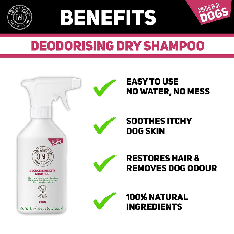 Hypoallergenic Dry Shampoo for Dogs - Cooper & Gracie™ Limited 