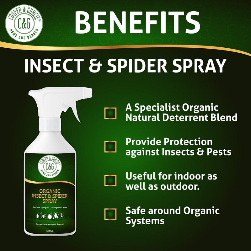 Insect and Spider Spray – Natural and Pet-Safe - Cooper & Gracie™ Limited 