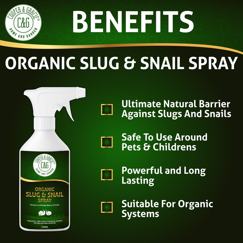 Natural Anti Slug and Snail Spray - Cooper & Gracie™ Limited 