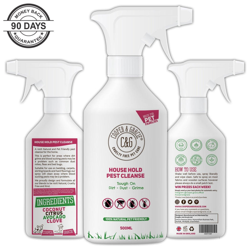 Natural Household Flea and Tick Spray - Cooper & Gracie™ Limited 