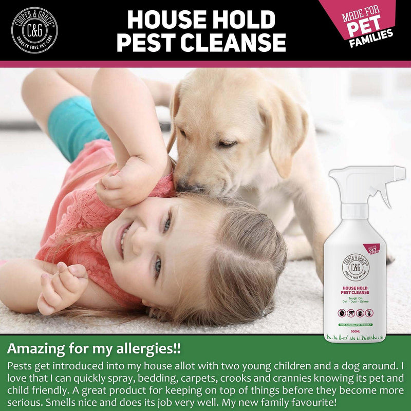 Natural Household Flea and Tick Spray - Cooper & Gracie™ Limited 