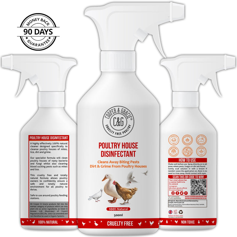 Poultry House Disinfectant Spray - Cooper & Gracie™ Limited 