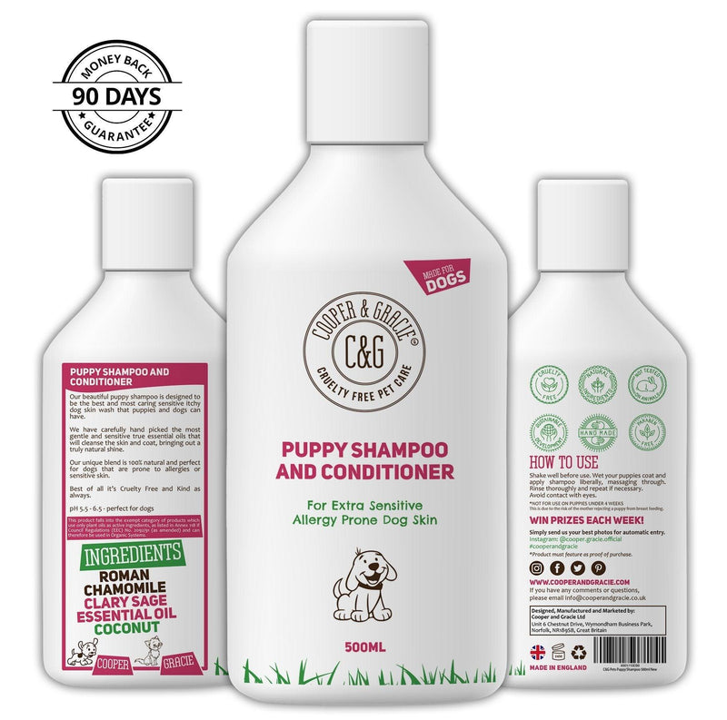 Puppy Shampoo - Anti Itch for Sensitive Skin - Cooper & Gracie™ Limited 