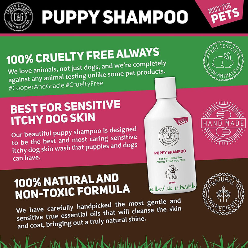 Puppy Shampoo - Anti Itch for Sensitive Skin - Cooper & Gracie™ Limited 