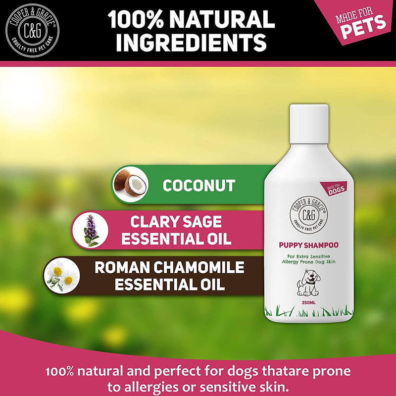 Puppy Shampoo - Anti Itch for Sensitive Skin - Cooper & Gracie™ Limited 
