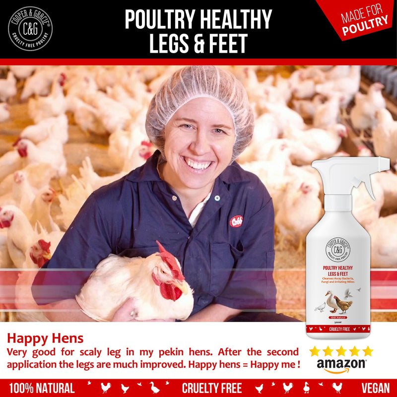 Scaly Legs and Feet Spray for Chickens and Poultry - Cooper & Gracie™ Limited 