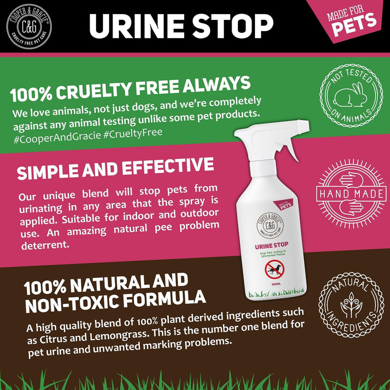 Urine Stop Spray for Dogs and Cats - Cooper & Gracie™ Limited 