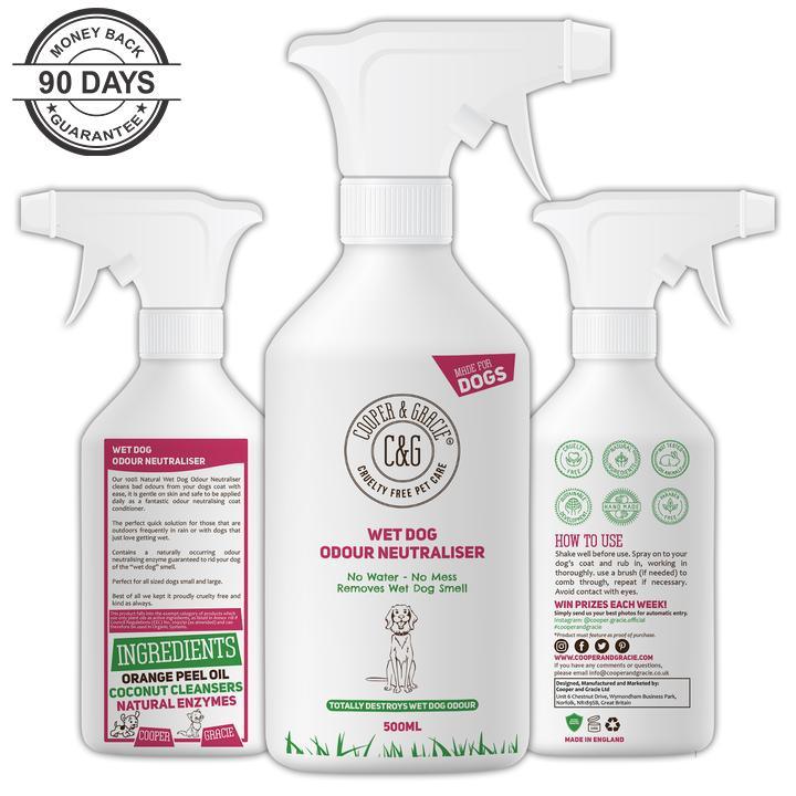 Wet Dog Odour Neutraliser Deodorant Spray - Cooper & Gracie™ Limited 