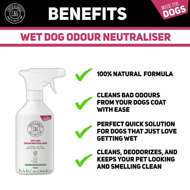 Wet Dog Odour Neutraliser Deodorant Spray - Cooper & Gracie™ Limited 