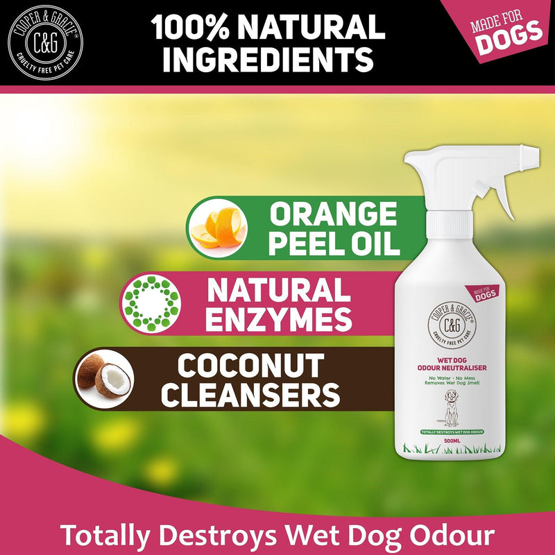 Wet Dog Odour Neutraliser Deodorant Spray - Cooper & Gracie™ Limited 