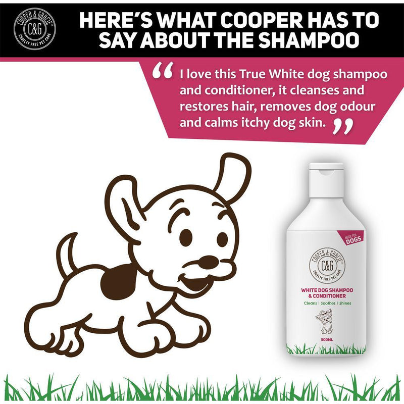 White Coat Dog Shampoo and Conditioner - Cooper & Gracie™ Limited 