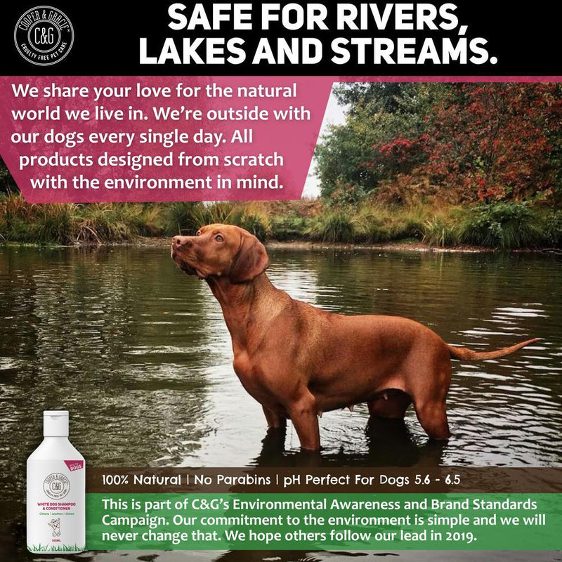 White Coat Dog Shampoo and Conditioner - Cooper & Gracie™ Limited 