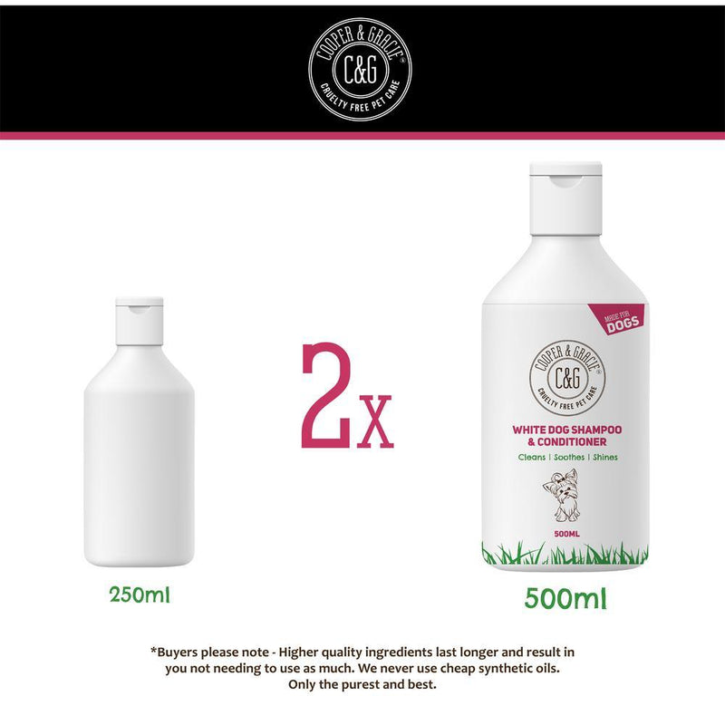 White Coat Dog Shampoo and Conditioner - Cooper & Gracie™ Limited 